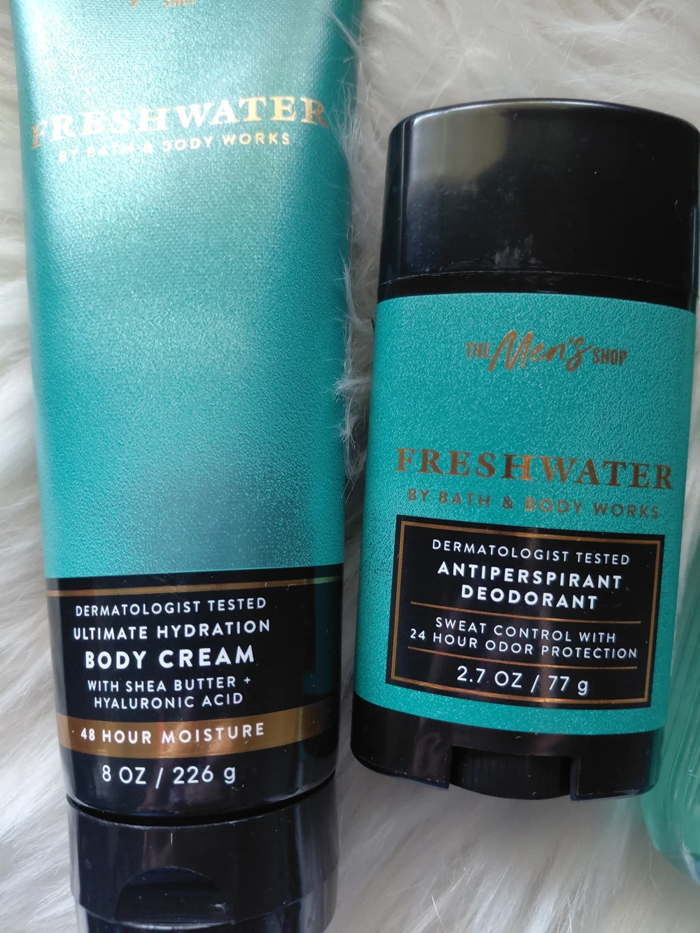 Bath & Body Works Freshwater Men's Body Care Set — Teal & Black